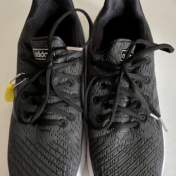 Adidas Asweego Running Shoe Black Gray Size 10 New - Picture 2 of 5